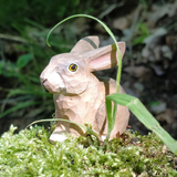 Lièvre bois animal jouet