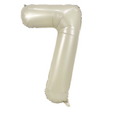 Ballon Mylar Chiffre 34 pouces : CRÈME
