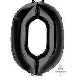 Ballon Mylar Chiffre 34 pouces : NOIR