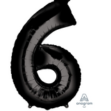 Ballon Mylar Chiffre 34 pouces : NOIR