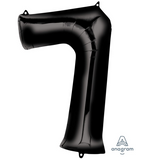 Ballon Mylar Chiffre 34 pouces : NOIR