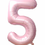 Ballon Mylar Chiffre 34 pouces : ROSE PÂLE