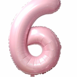 Ballon Mylar Chiffre 34 pouces : ROSE PÂLE