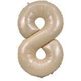 Ballon Mylar Chiffre 34 pouces : caramel rosé