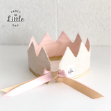 Couronne de fête : Rose pâle