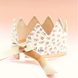 Couronne de fête : Fleurs blanc & crème