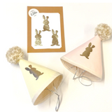 Autocollants amovibles : vinyle LAPIN PETIT (3un/pqt)