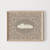 Illustration Agneau vintage