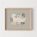 Illustration Family Goose