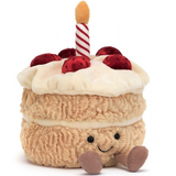 Peluche gâteau d'anniversaire - 8 pouces