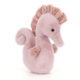 Peluche hippocampe Sienna rose - 6 pouces (Petit)