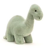 Peluche Dinosaure fossily brontosaurus - Medium