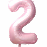 Ballon Mylar Chiffre 34 pouces : ROSE PÂLE