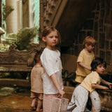 Pantalon To the sea FLOWY - PINK GINGHAM