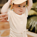 TO THE SEA Onesie Retro en French Terry SEASHELL