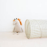 Tunnel 3 Sprouts - Beige gingham