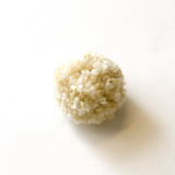 Chapeau de fête lin naturel : POMPOM AU CHOIX