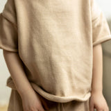 Ensemble 2 pièces en tricot de coton - To the sea - SAND