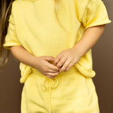 Ensemble 2 pièces en tricot de coton - To the sea - SUNNY DAY (Jaune)