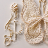 Diadème fleurs (1-2 ans) (Ailes de fées & baguette vendus séparément)