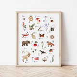 Affiches Abécédaire 12 X 16 - Marie-Lise Illustration