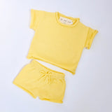 Ensemble 2 pièces en tricot de coton - To the sea - SUNNY DAY (Jaune)