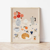 Affiches 8 X 10 - Marie-Lise Illustration - Petit déjeuner