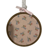 La femme foret ornement fleurs déco 5 pouces