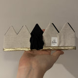 Couronne de fête STRETCHI : NOIR