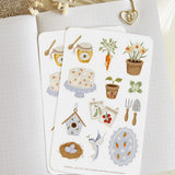 Feuille d'autocollants - Marie-Lise Illustration - Passion jardin